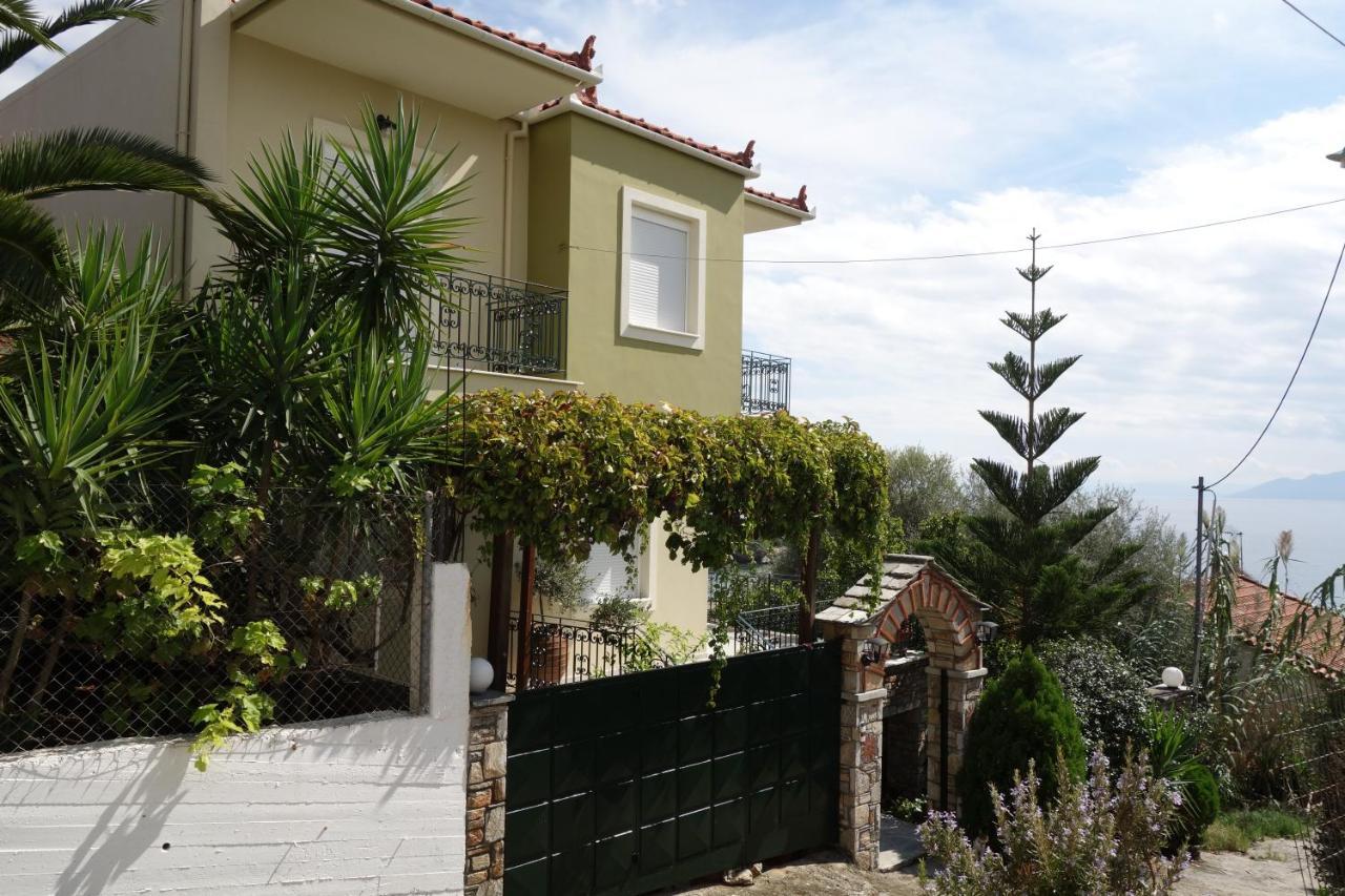 Beach Front House With View Marathos (Thessaly) Exterior foto